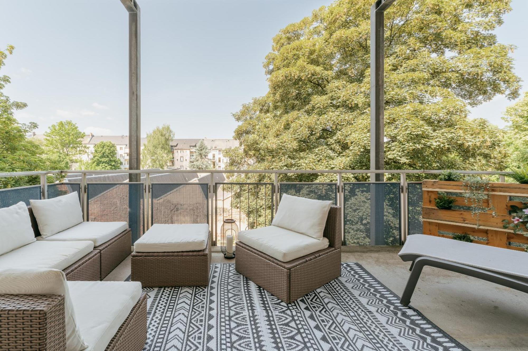 开姆尼茨Premium Quartier Clara , Karl Und Fritz Auf Dem Kassberg Mit Eigenem Stellplatz公寓 外观 照片